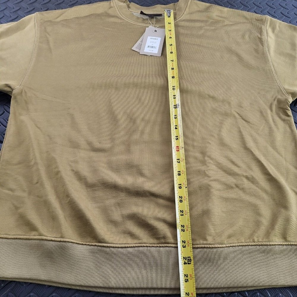 Yeezy Season 3 Crewneck Oversized Sweatshirt KW3M207-108 Military Dust XS $325 - Picture 6 of 9